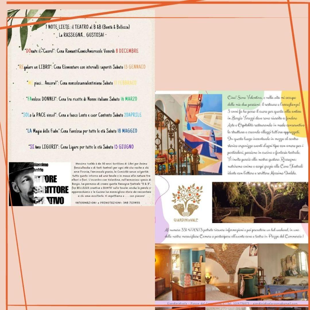 B&B Giardinidivale A 2 Chilometri Da Finale Ligure ボルジョ・ヴェレッツィ エクステリア 写真